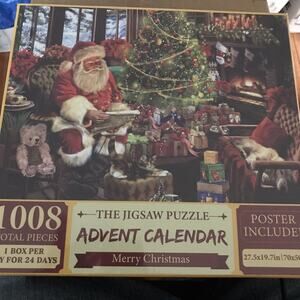 Advent Calendar The Jigsaw Puzzle "Merry Christmas" 1008 Total Pieces
